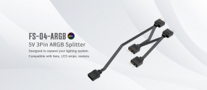 ID-Cooling 5V 3Pin ARGB elosztó kábel (FS-04 ARGB)